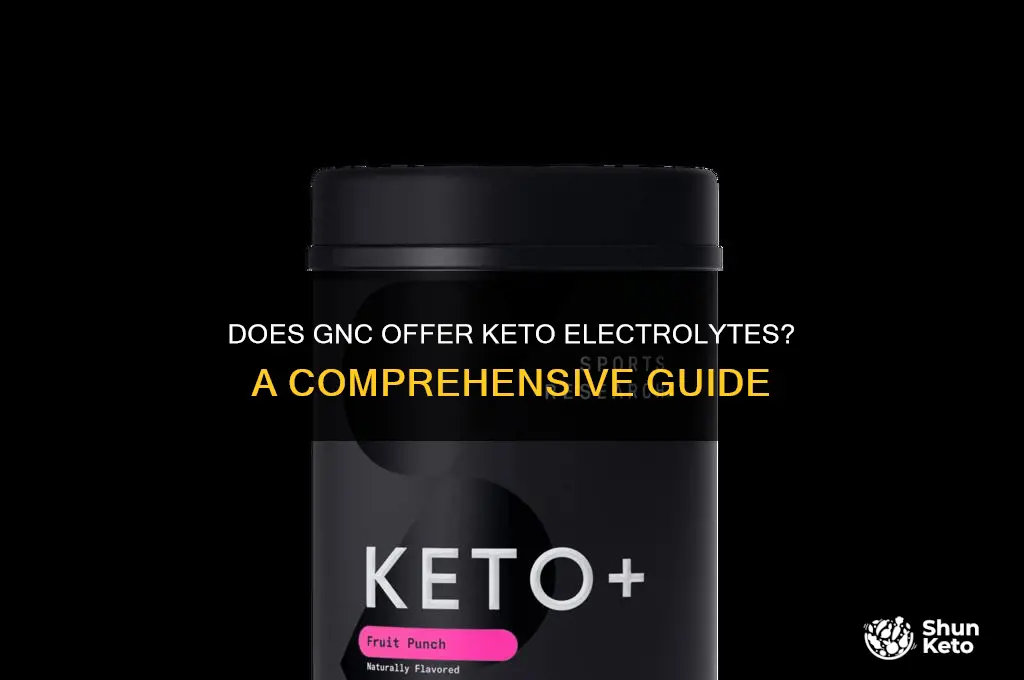 does gnc have keto electrolytes