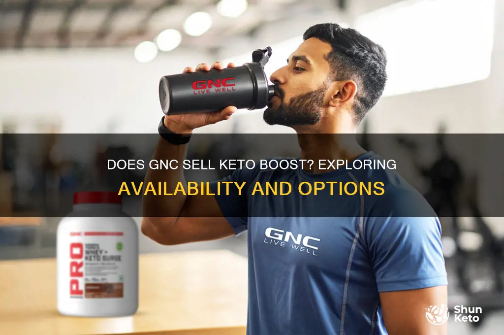 does gnc sell keto boost