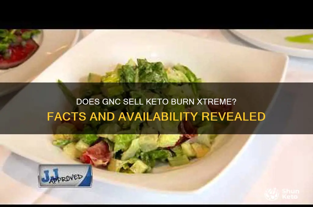 does gnc sell keto burn xtreme