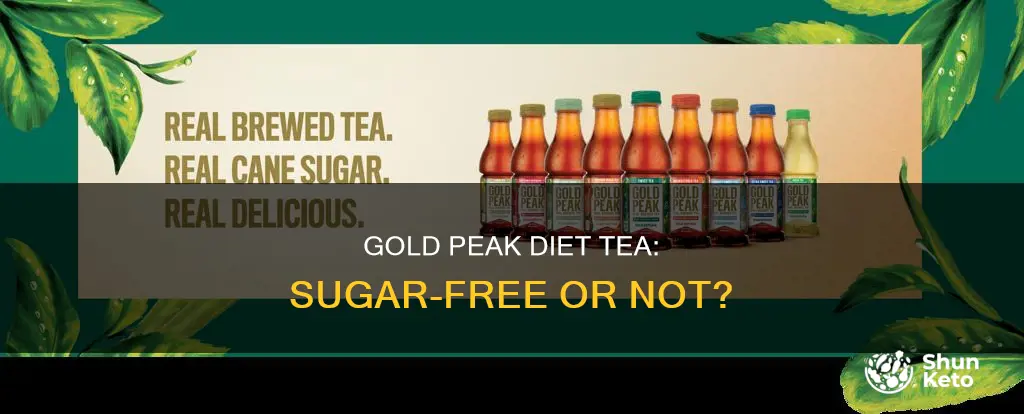 does gold peak diet tea have sugar
