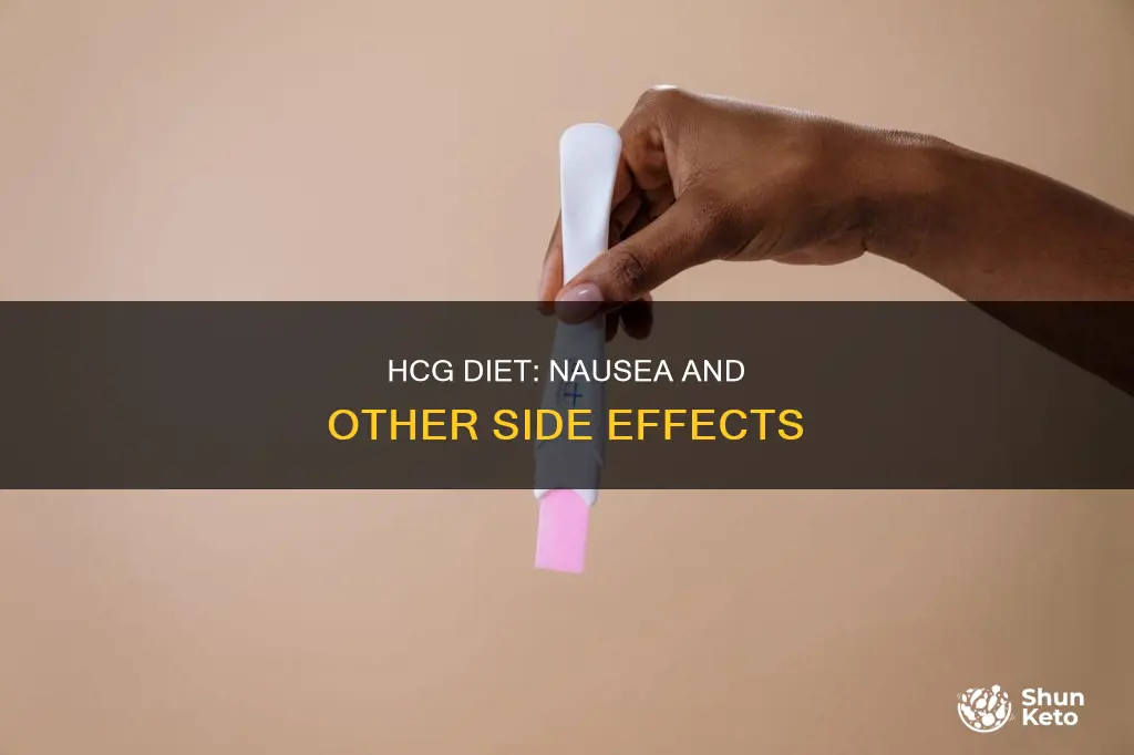 does hcg diet cause nausea