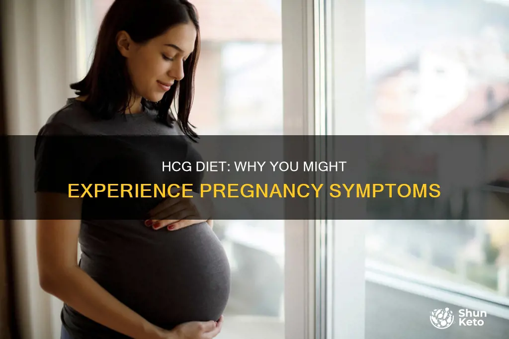 does hcg diet give you pregnancy symptoms