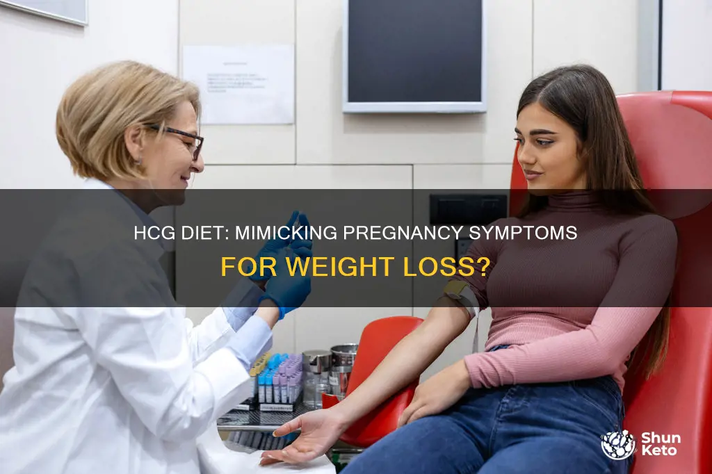 does hcg diet give you pregnancy symptoms