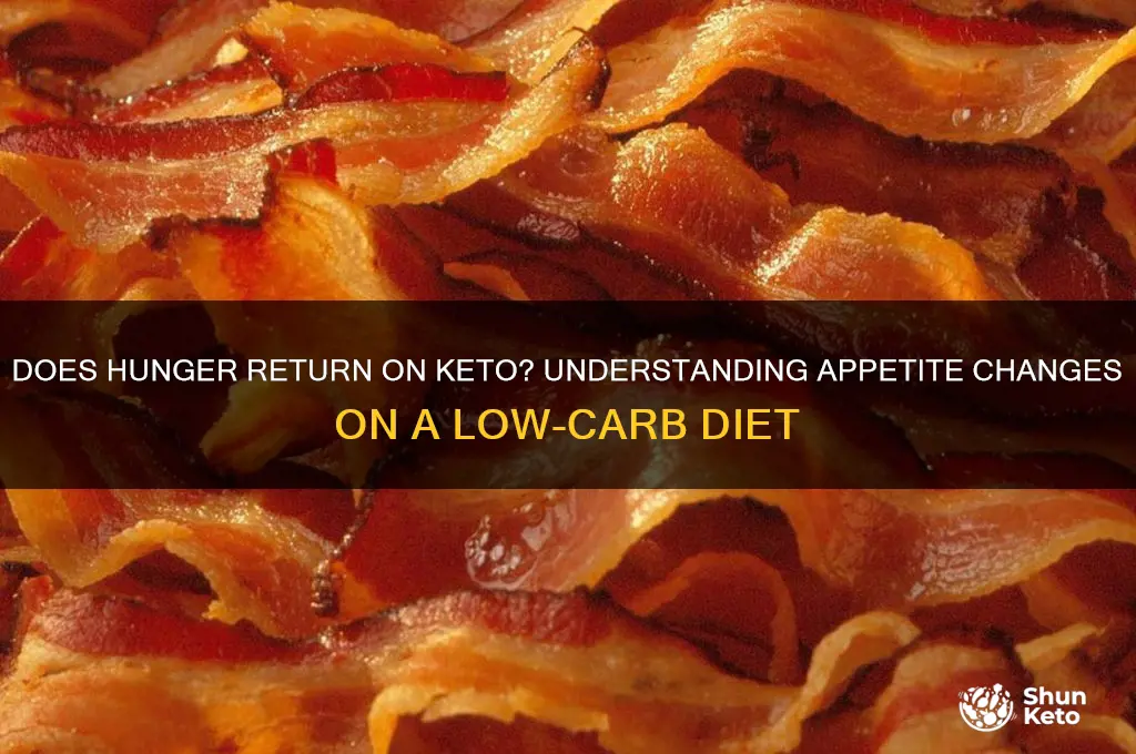 does hunger return on keto