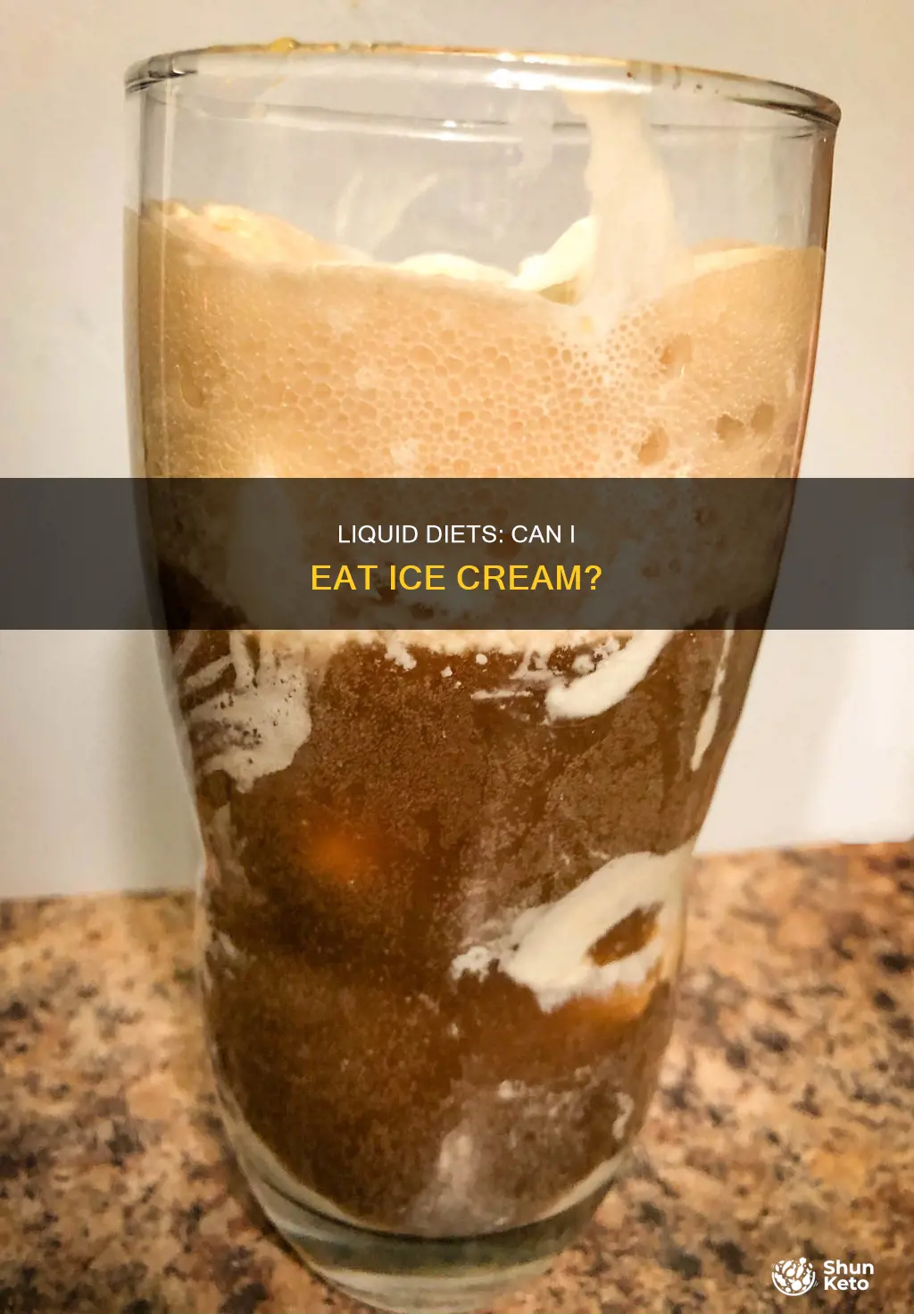 does ice cream count as full liquid diet