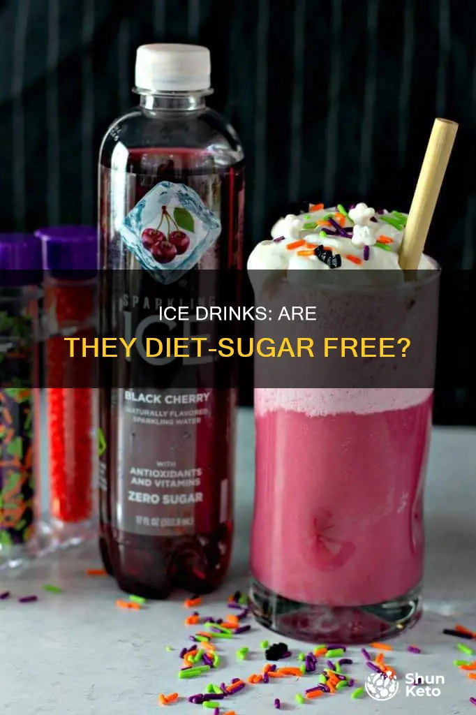 does ice drink have diet sugar