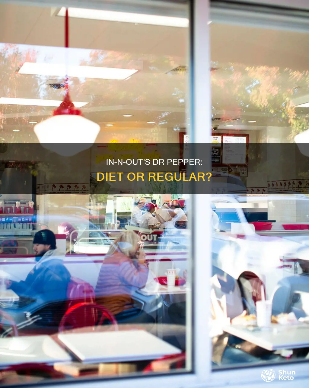 does in n out have diet dr pepper