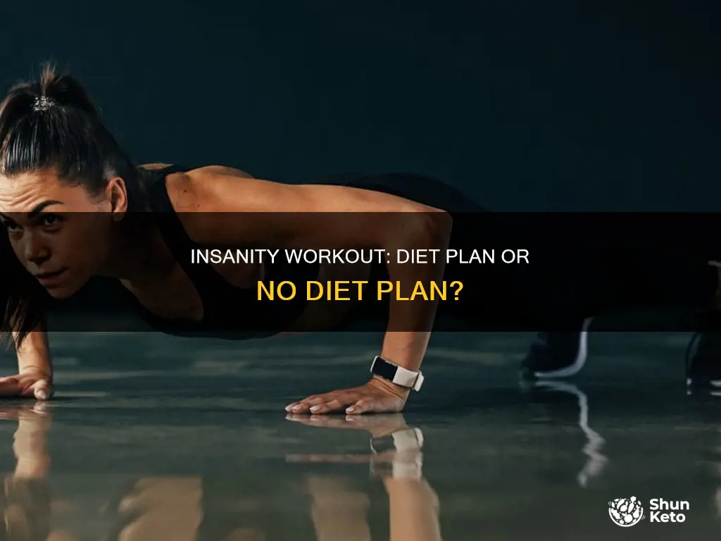 does insanity workout have a diet plan