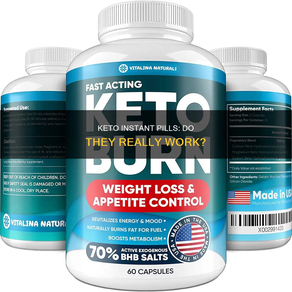 does instant keto pills really work