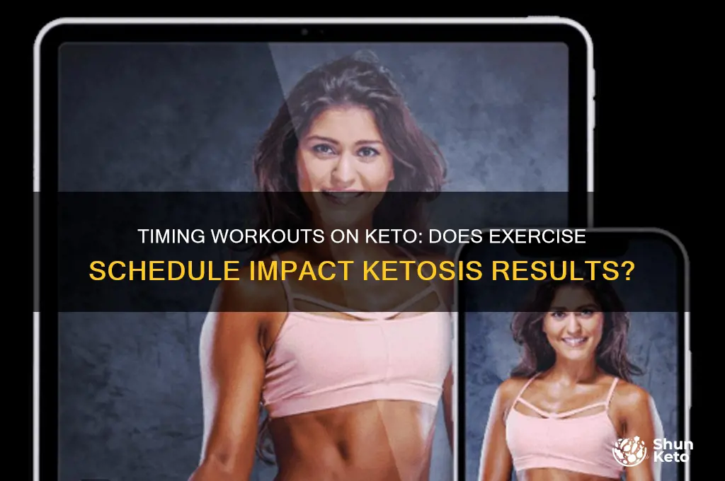does it matter when you excercies on keto