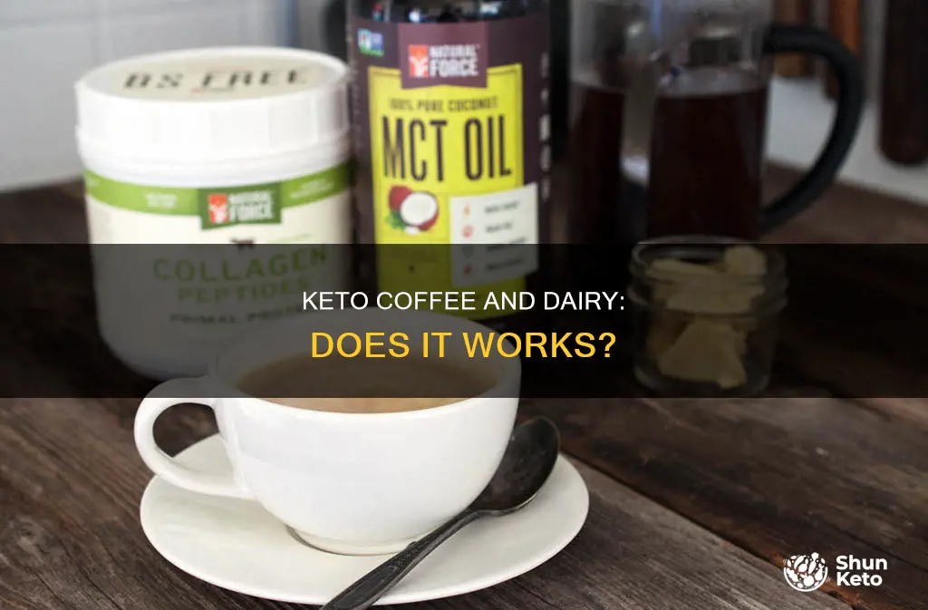 does it works keto coffee contain dairy