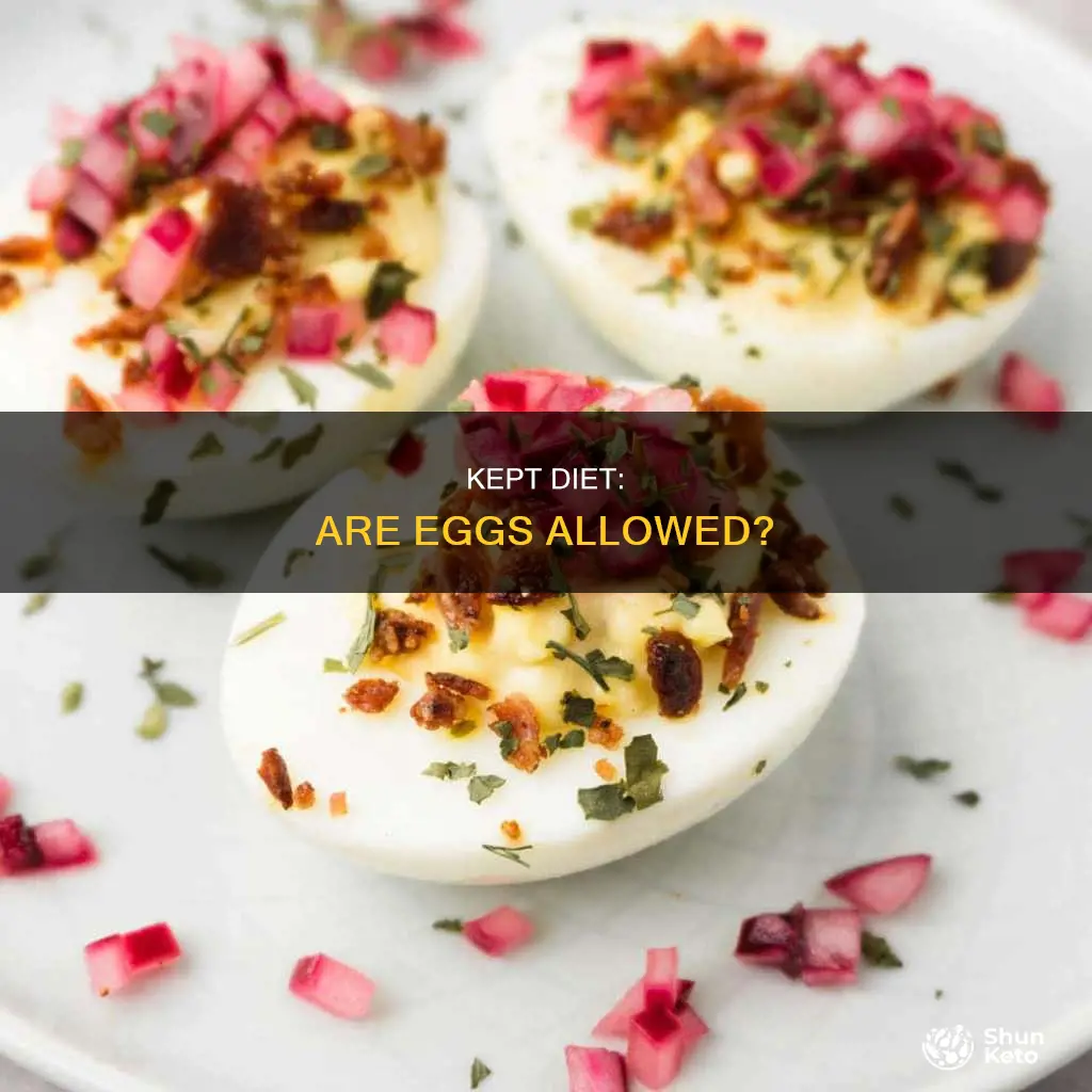 does kept diet allow eggs