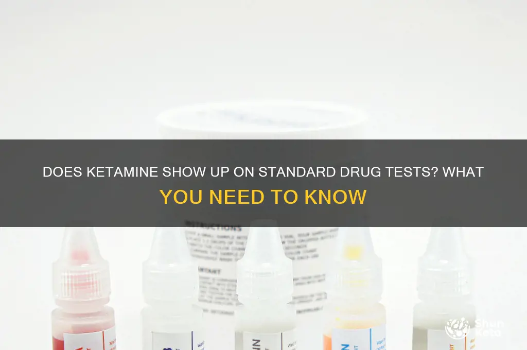 does ket come up on a drug test