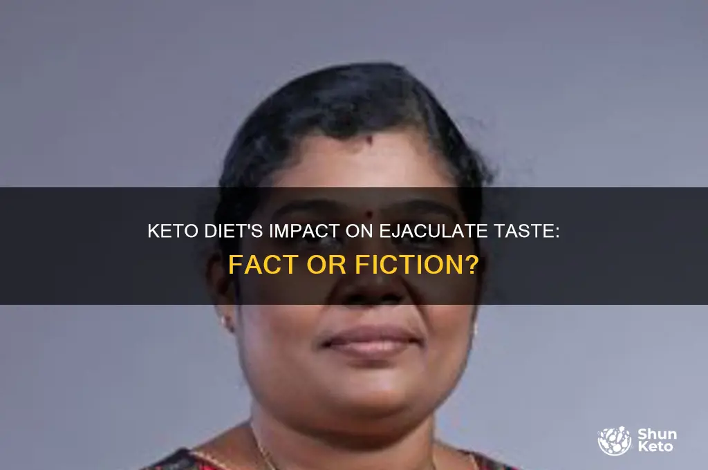 does keto affect ejaculate taste