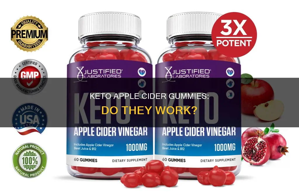 does keto apple cider gummies work