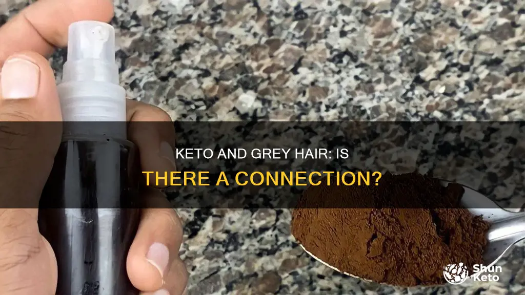 does keto b causes grey hair