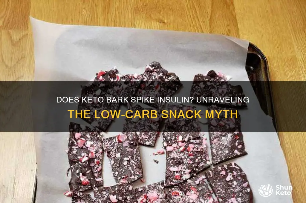does keto bark raise insulin levels