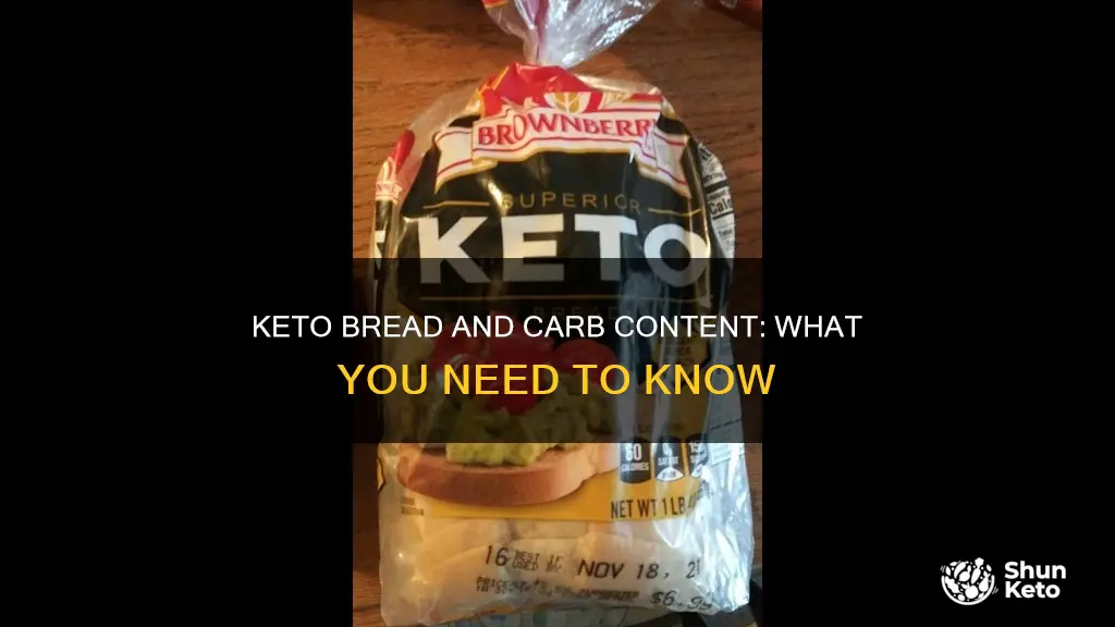 does keto bread have carbs