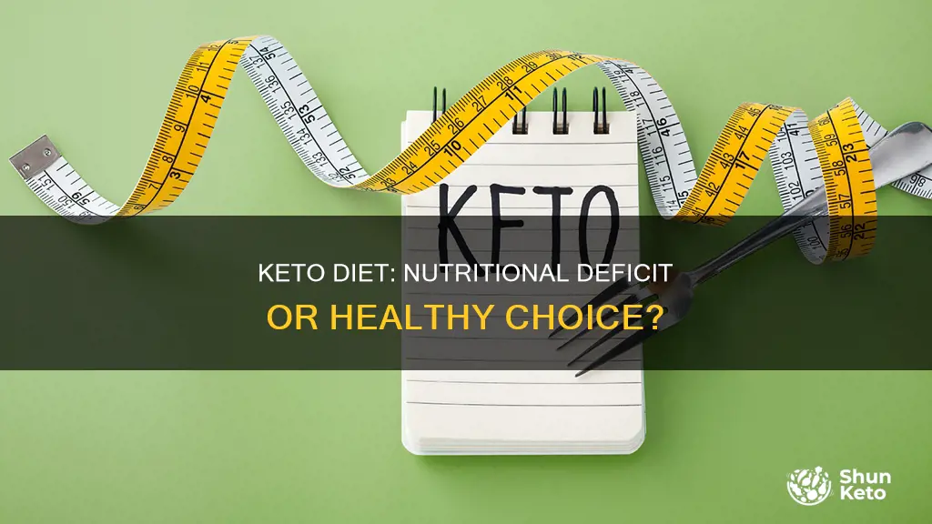 does keto cause a nutrient problem