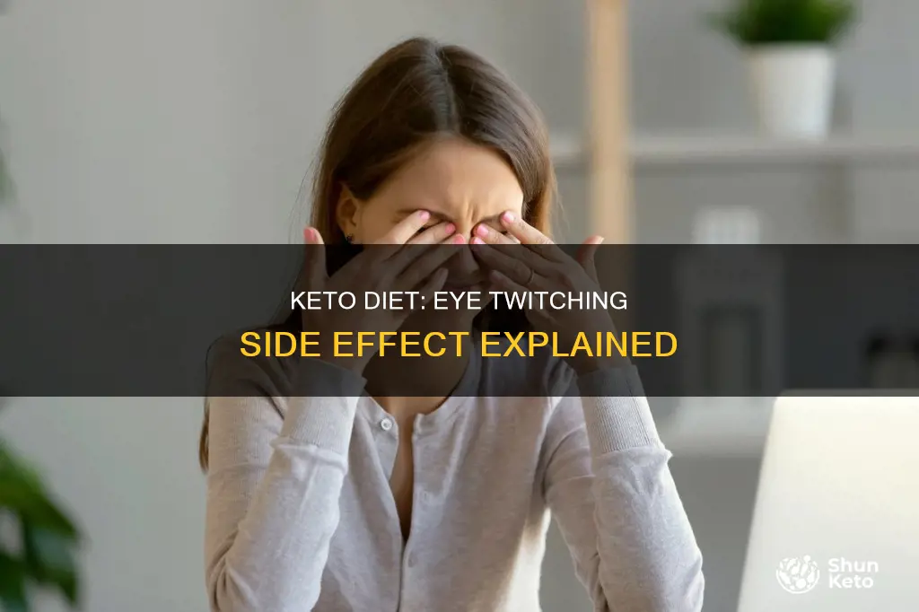 does keto cause eye twitching