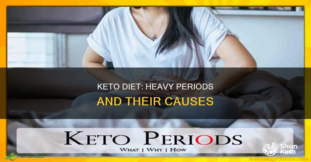 does keto cause heavy period