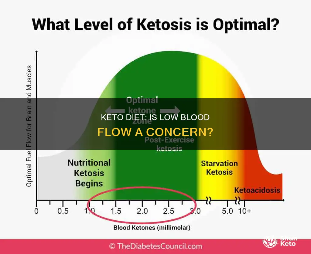 does keto cause low blood flow