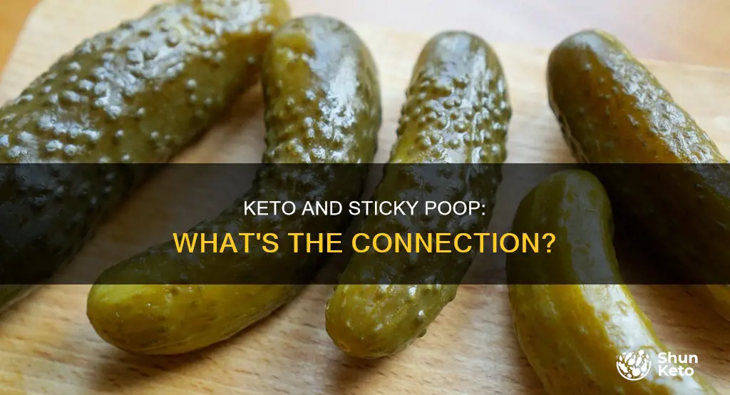 does keto cause sticky poop