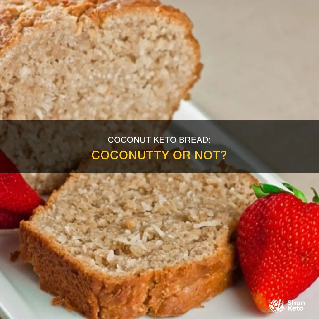 does keto coconut bread taste like coconut