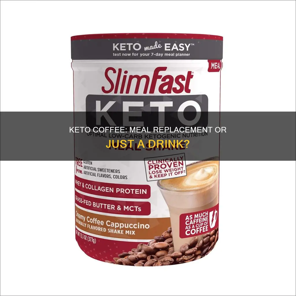 does keto coffee count as a meal