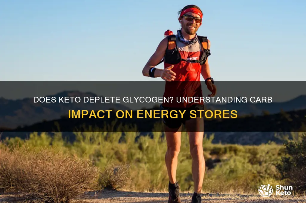 does keto deplete glycogen