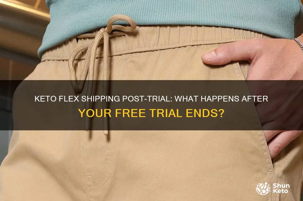 does keto flex continue to ship after the trial