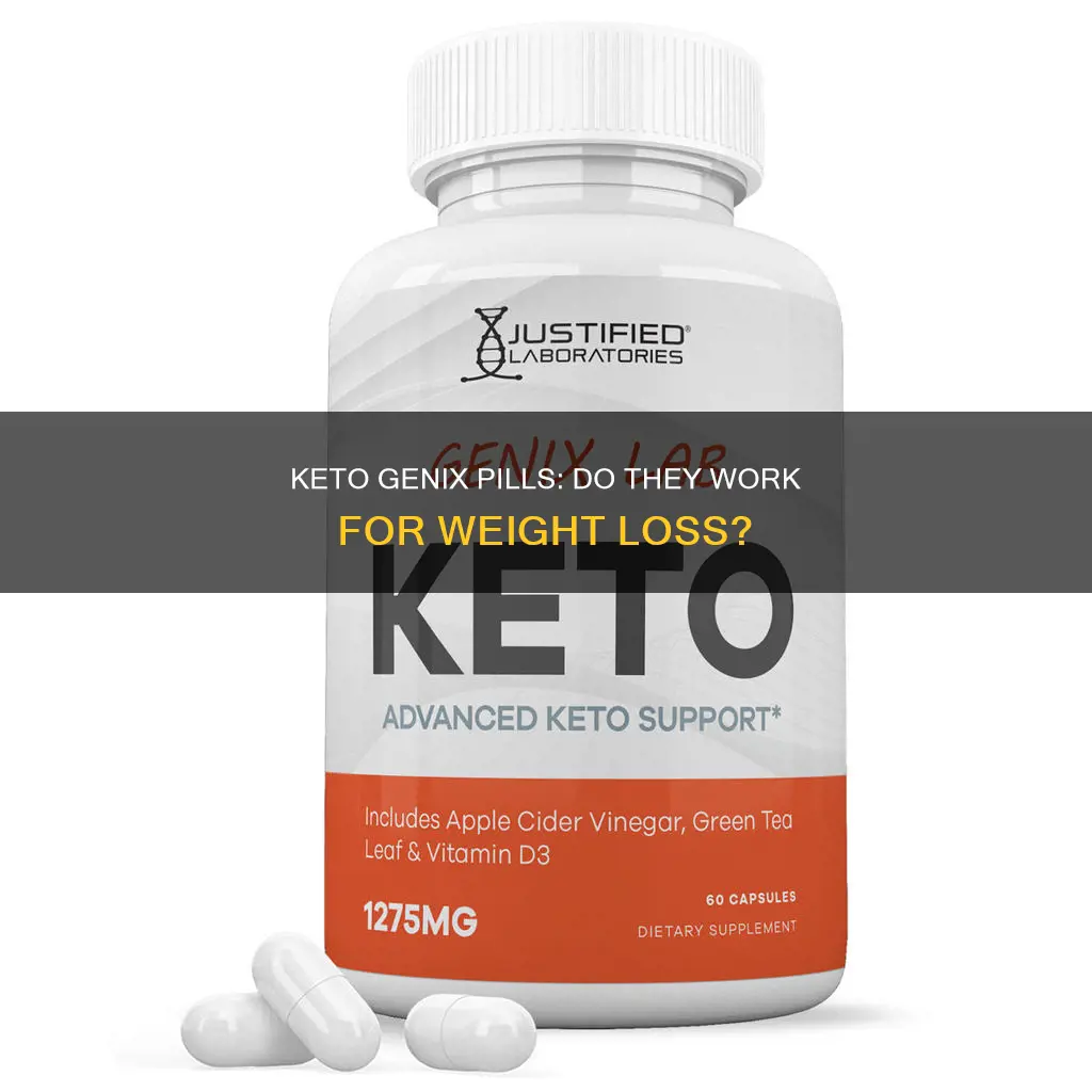 does keto genix pills work