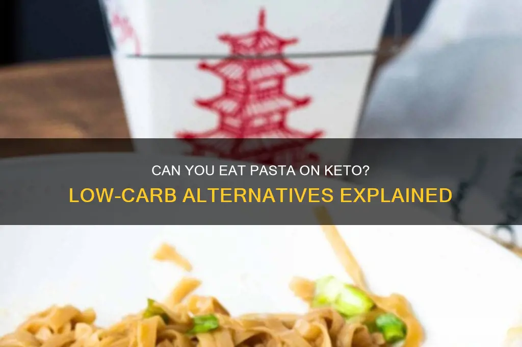 does keto have pasta
