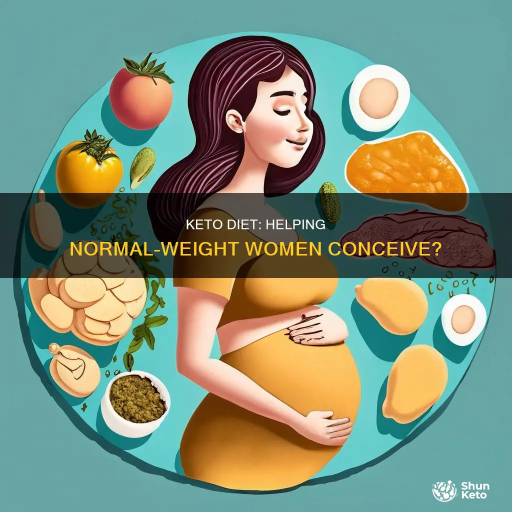 does keto help normal weight women get pregnant