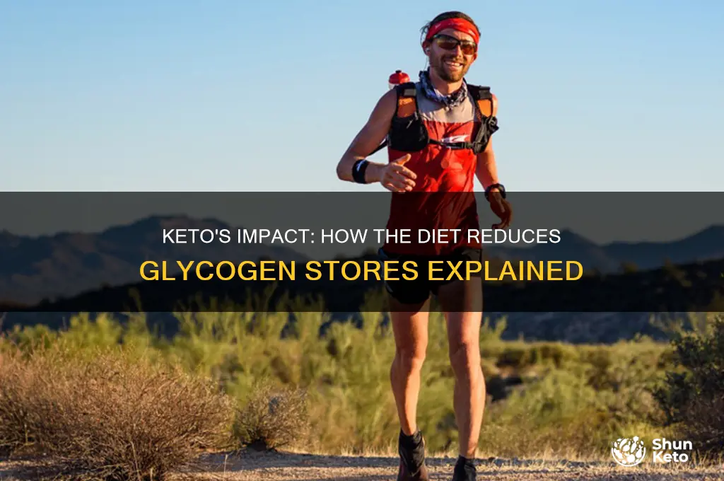 does keto lower glycogen stores