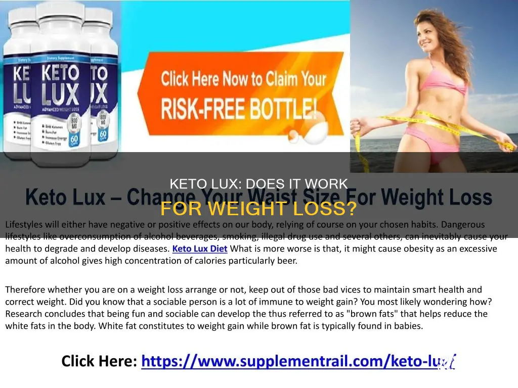 does keto lux work