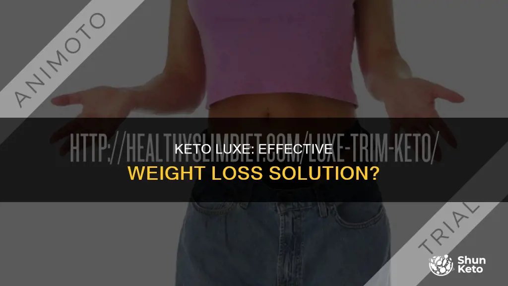 does keto luxe work for weight loss