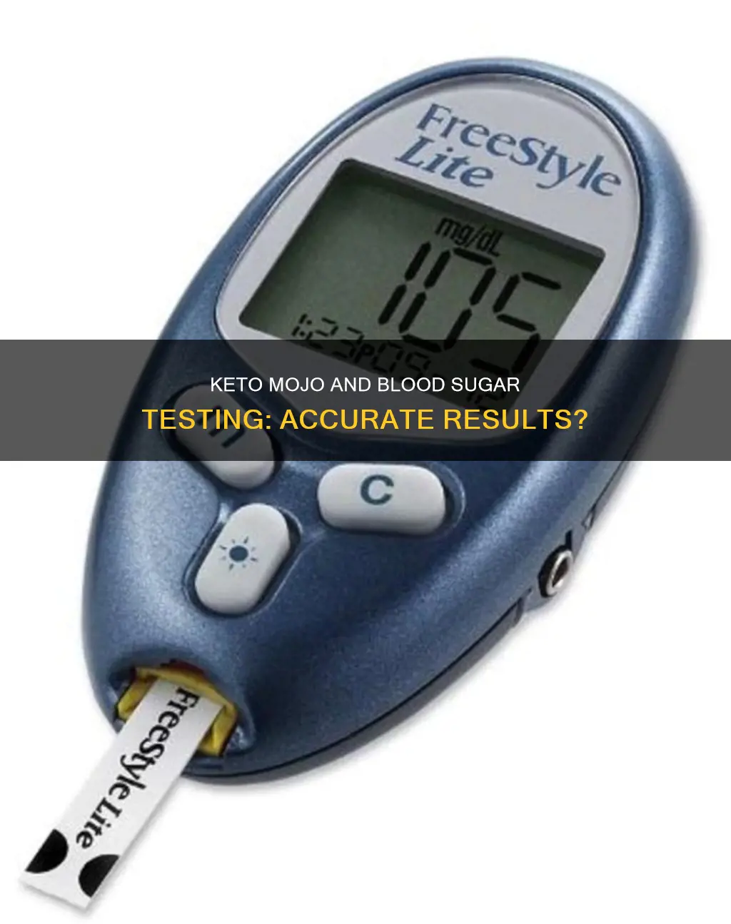 does keto mojo test blood sugar