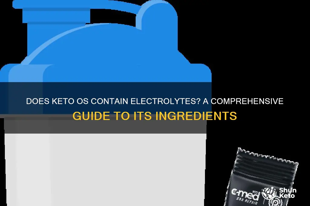 does keto os have electrolyte