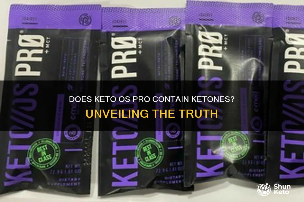 does keto os pro have ketones