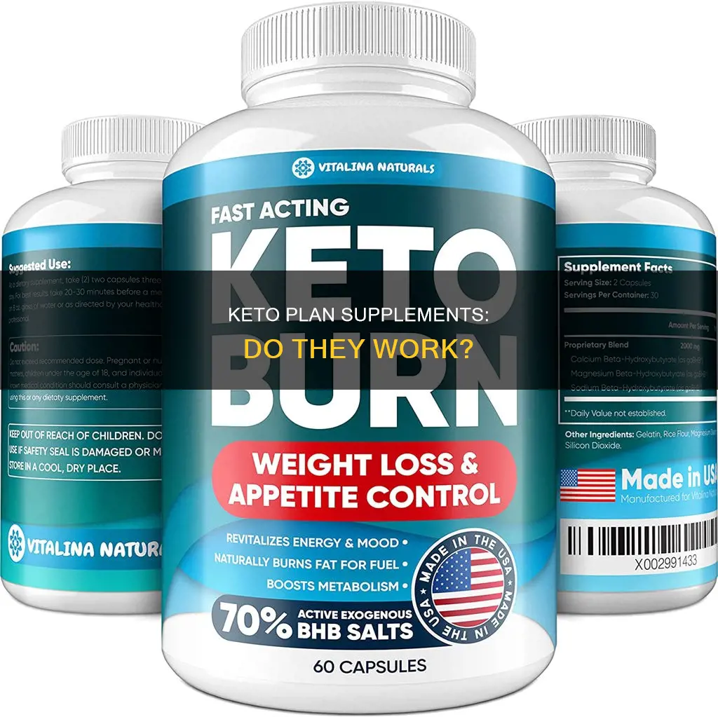 does keto plan supplements work