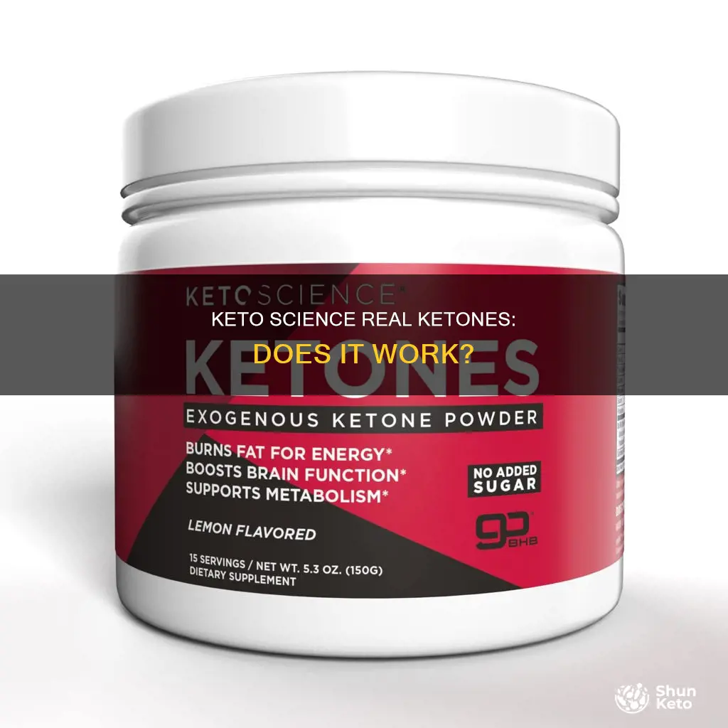 does keto science real ketones work