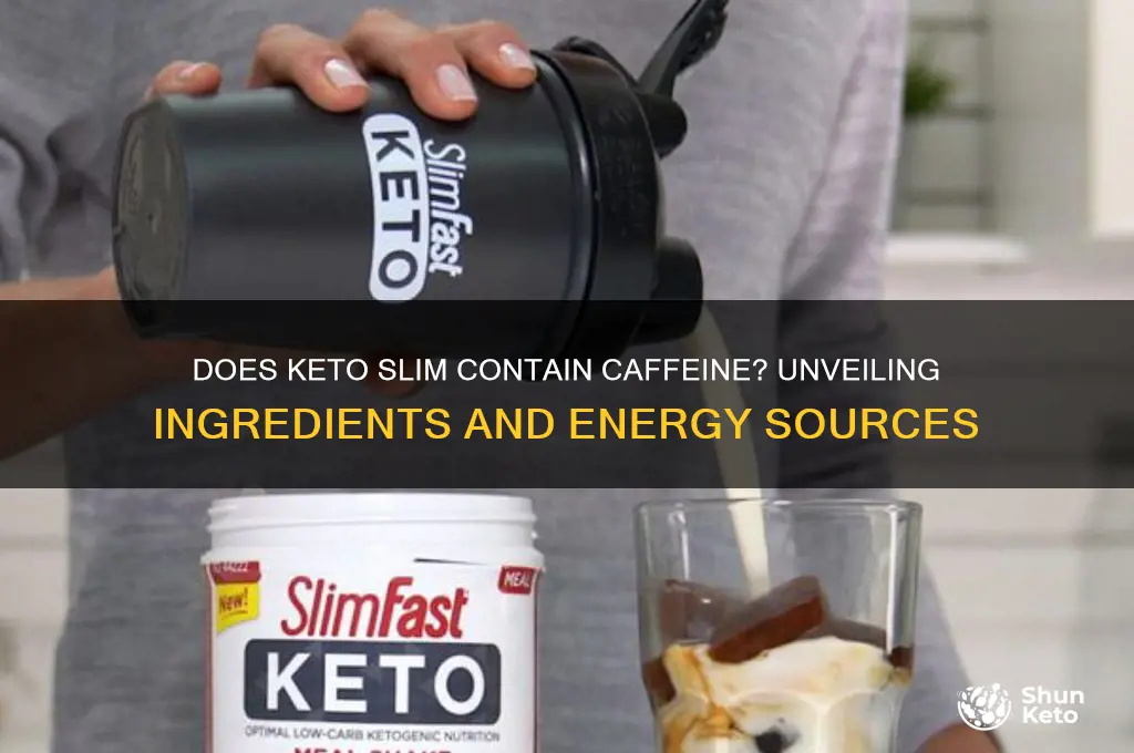 does keto slim contain caffeine