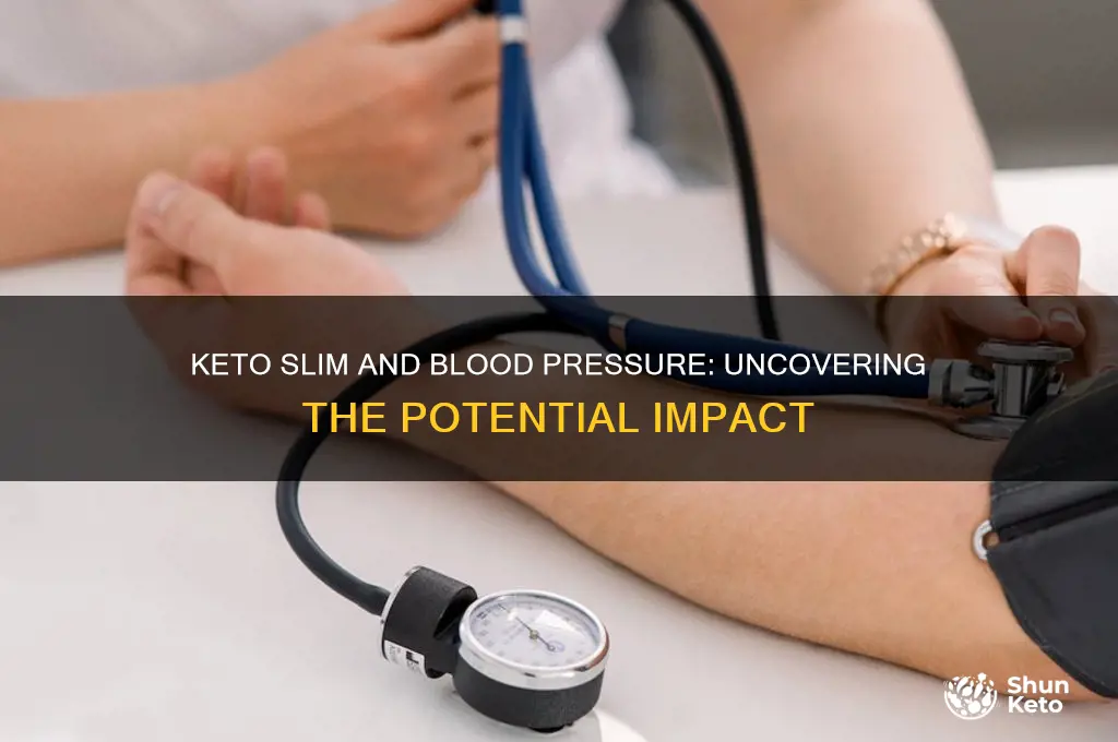 does keto slim raise bloid pressure