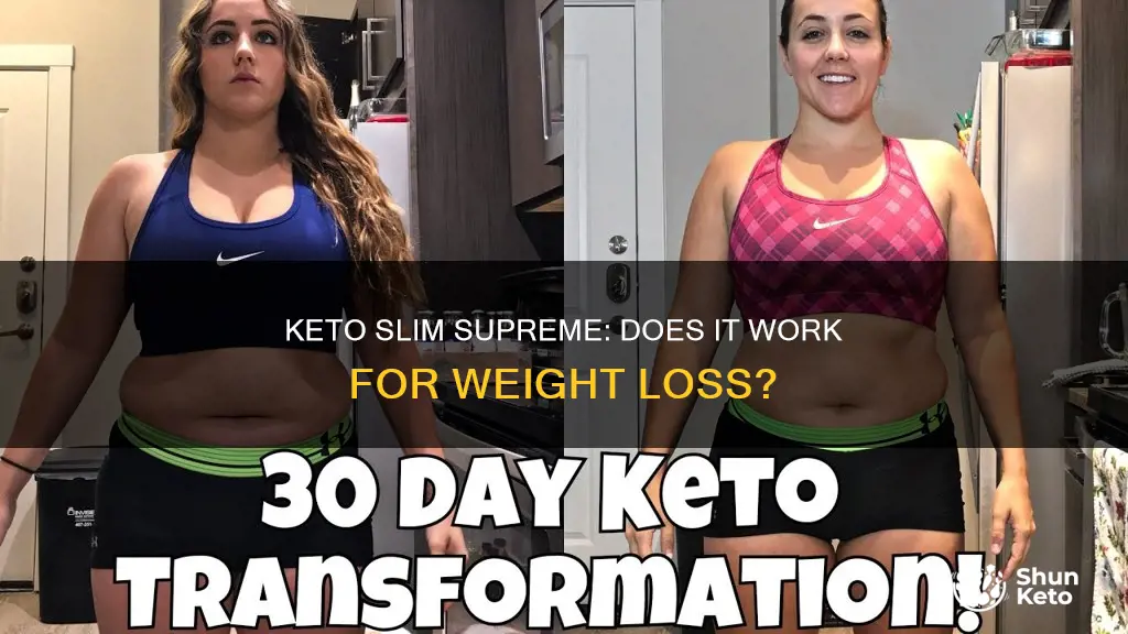 does keto slim supreme work