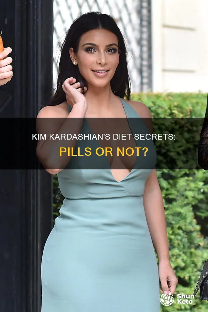 does kim kardashian take diet pills