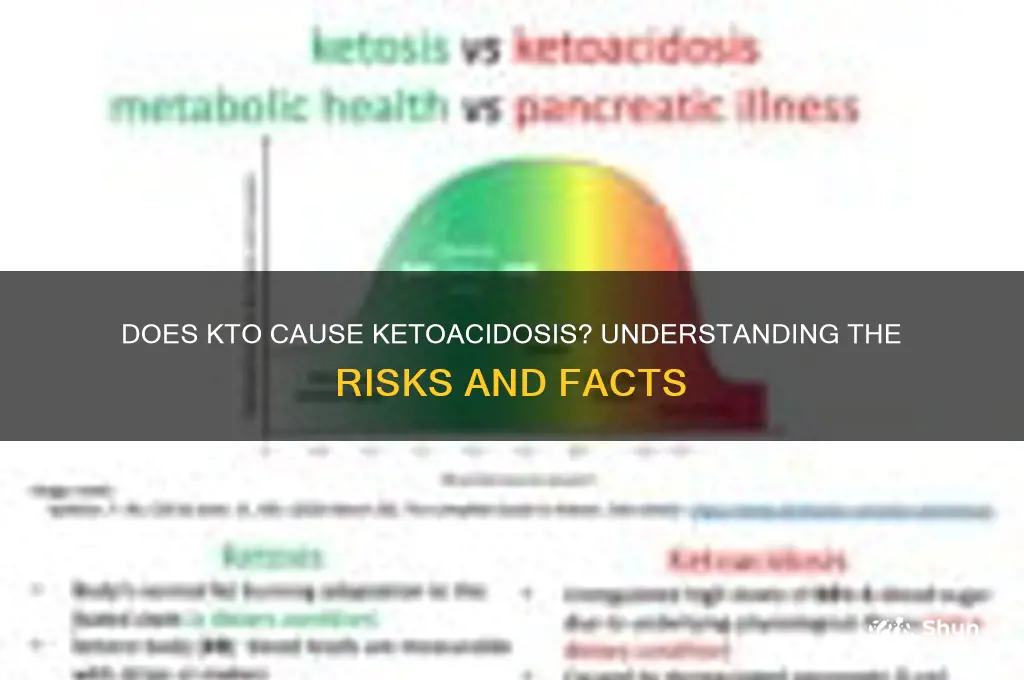 does kto put you in keto acidosis
