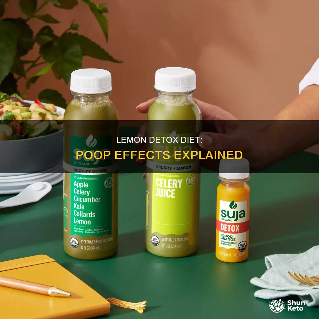 does lemon detox diet make you poop