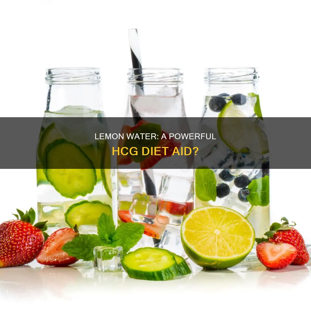 does lemon water help on hcg diet