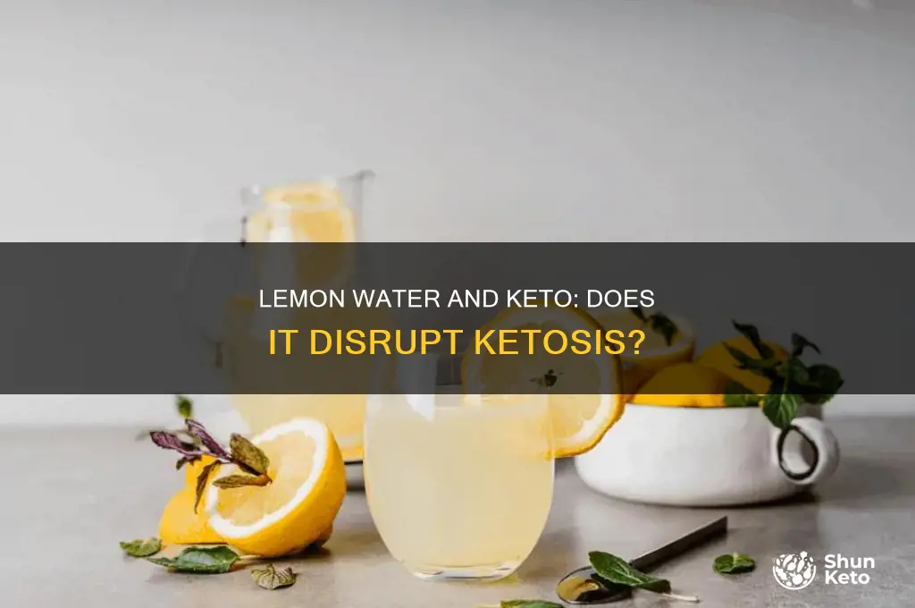 does lemon water kick you out of keto